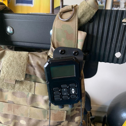 Magnetic Belt Clip worn on a work vest