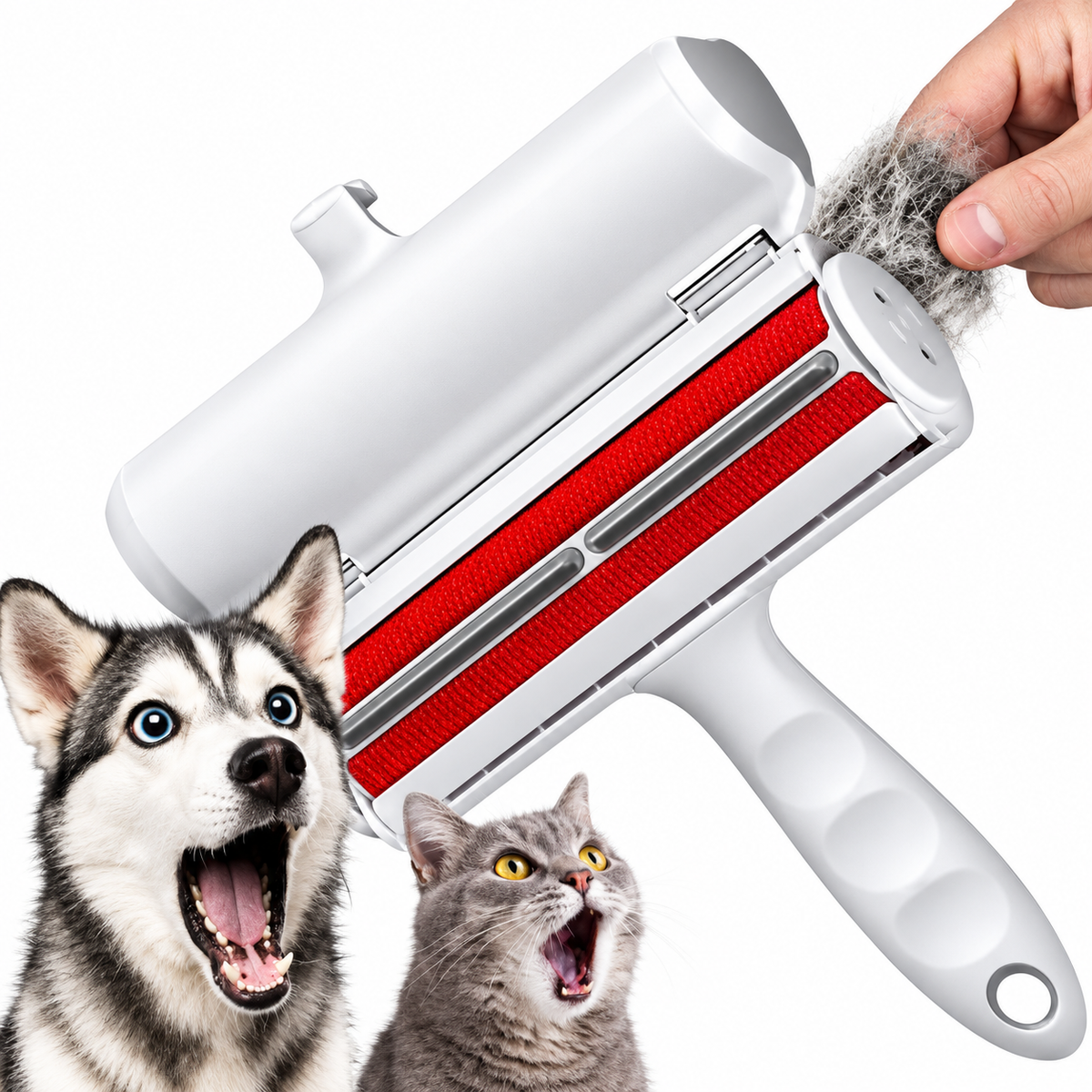 Reusable Self-Cleaning Pet Hair Remover Roller